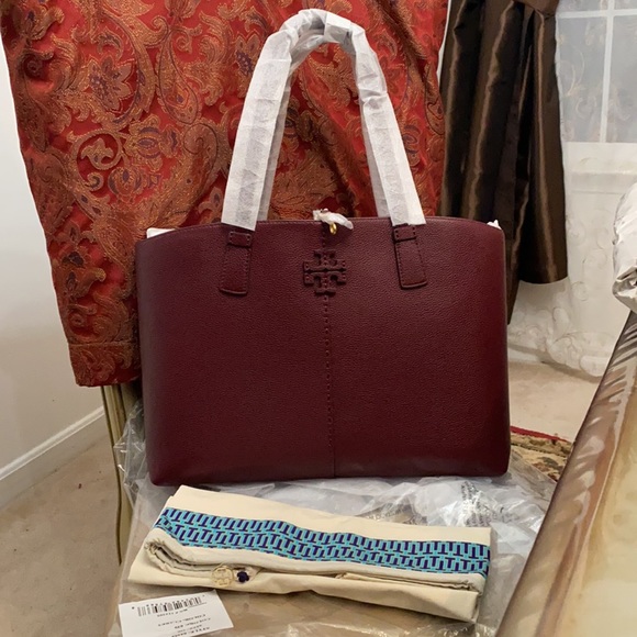 🎊 🎉 Tory Burch Tb McGraw LARGE 👜 - Picture 2 of 13
